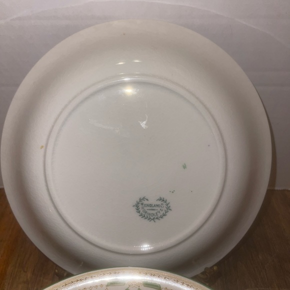 Antique  WH Grindley Wide Rim Soup Bowl Malvern Pattern 8.25” (6 available) - Picture 3 of 7